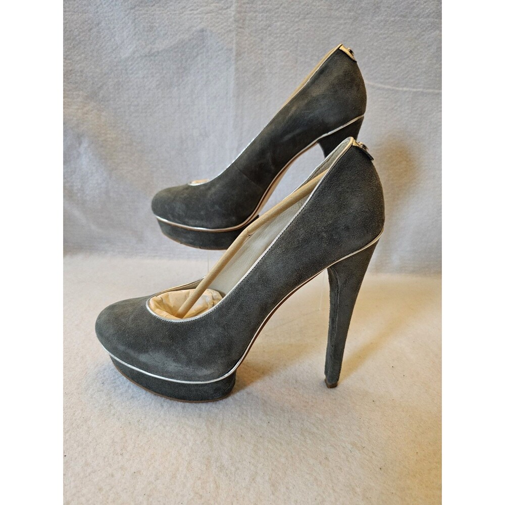 MICHAEL KORS Shoes Women’s Gray Slate Collection Suede Platform Pump Size 9 M